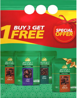DATECROWN BUY 3 GET 1 ASSORTED (4X250GMS)
