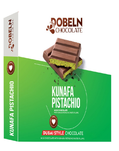 DOBELN KUNAFA PISTACHIO BAR (80GMS)