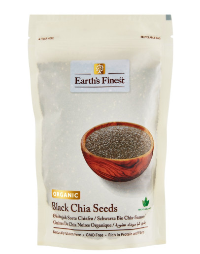 Earth’s Finest OG BLACK CHIA SEEDS (300GMS