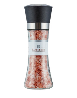 Earth’s Finest PINK HIMALAYAN SALT GLASS GRINDER (200GMS)