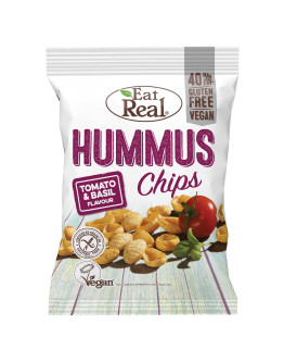 EAT REAL HUMMUS CHIPS TOMATO & BASIL (135GMS)                                                        