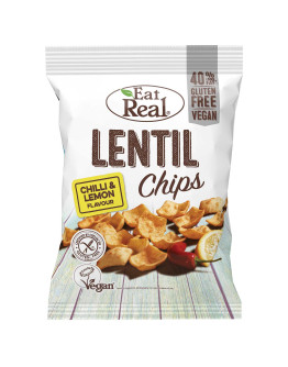 EAT REAL LENTIL CHIPS CHILLI & LEMON (113GMS)                                                        