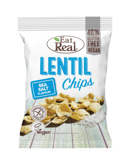 EAT REAL LENTIL CHIPS SEA SALT (113GMS)                                                              