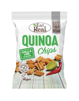 EAT REAL QUINOA CHIPS CHILLI & LIME (80GMS)                                                          