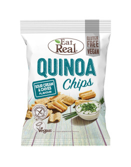 EAT REAL QUINOA CHIPS SOUR CREAM & CHIVES (80GMS)                                                    