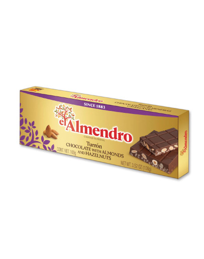 EL ALMENDRO CHOCOLATE ALMONDS HAZELNUT (100GMS)