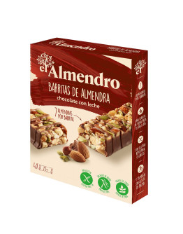 EL ALMENDRO ALMOND BARS MILK CHOCOLATE (4X25GMS)