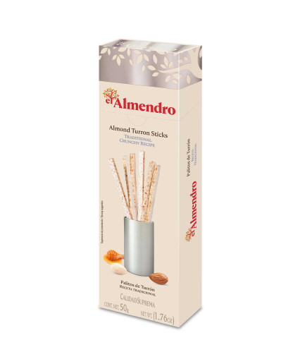 EL ALMENDRO TURRON STICKS CRUNCHY ALMOND (50GMS)