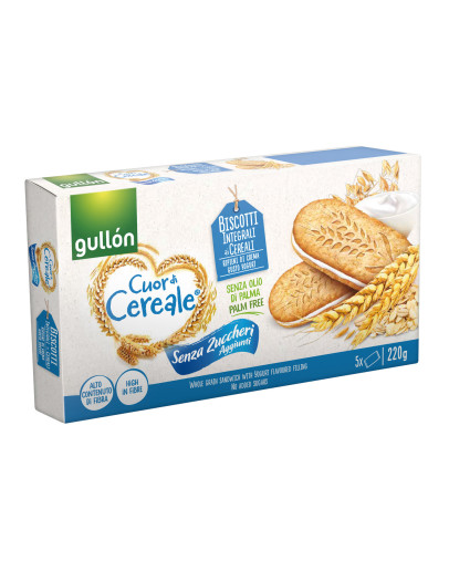 GULLON NAS YOGURT SANDWICH BISCUITS (220GMS)