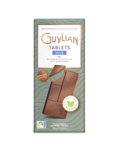 GUYLIAN MILK CHOCOLATE NO SUGAR (100GMS)