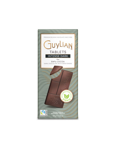 GUYLIAN DARK CHOCOLATE NO SUGAR INTENSE 84% (100GMS)