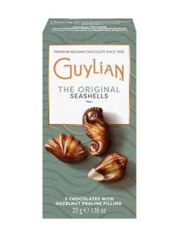 GUYLIAN CHOCOLATE SEASHELLS COUNTER DISPLAY (32GMS)