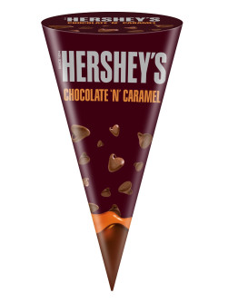HERSHEYS CONE CHOCOLATE & CARAMEL (100ML)