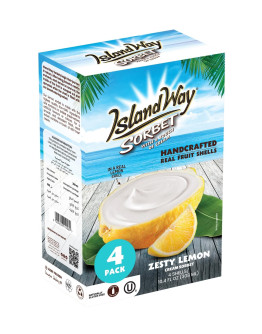 ISLAND WAY ZESTY LEMON 4 PACK (252GMS)