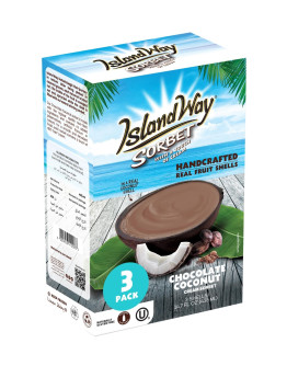 ISLAND WAY CHOCOLATE COCONUT 3 PACK (435GMS)