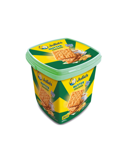 JULIE'S BUTTER CRACKERS TUBS (600GMS)