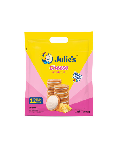 JULIE'S CHEESE SANDWICH BAGS (336GMS)
