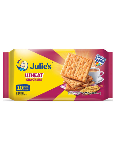 JULIE'S WHEAT CRACKERS (250GMS)