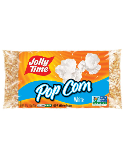 JOLLY TIME WHITE POPCORN POLY (453GMS)