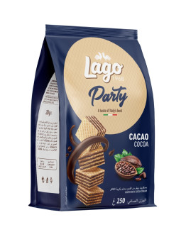 LAGO PARTY WAFERS COCOA (250GMS)