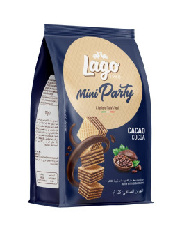 LAGO MINI PARTY WAFERS COCOA (125GMS)