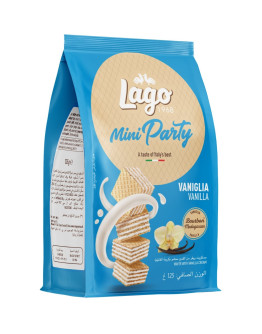 LAGO MINI PARTY WAFERS VANILLA (125GMS)