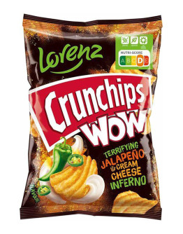 LORENZ CRUNCHIPS WOW JALAPENO CHEESE (80GMS)