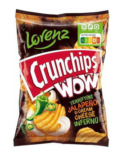 LORENZ CRUNCHIPS WOW JALAPENO CHEESE (80GMS)
