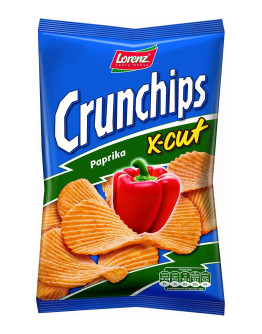 LORENZ CRUNCHIPS X-CUT PAPRIKA (85GMS)