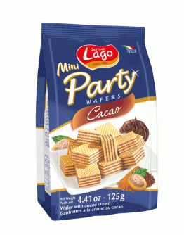 LAGO MINI PARTY WAFERS COCOA (125GMS)