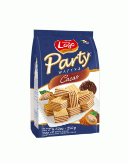 LAGO PARTY WAFERS COCOA (250GMS)