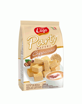 LAGO PARTY WAFERS COFFEE AND MILK (250GMS)