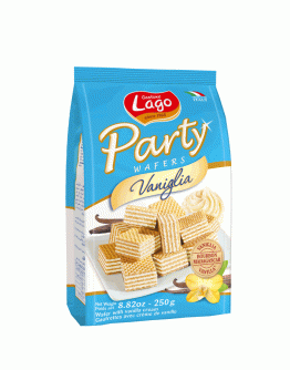 LAGO PARTY WAFERS VANILLA (250GMS)