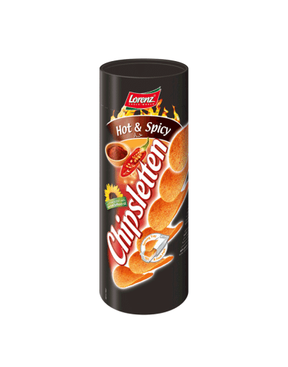 LORENZ CHIPSLETTEN HOT & SPICY (100GMS)