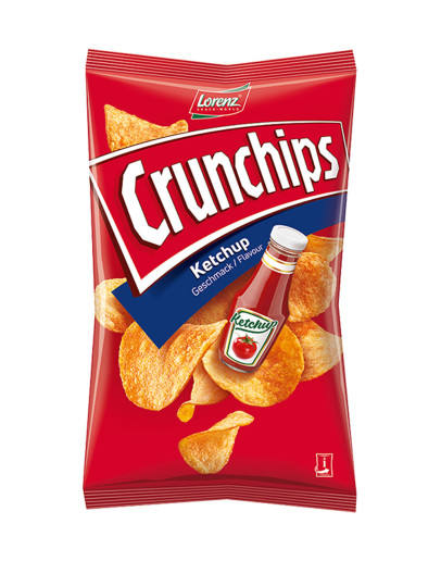 LORENZ CRUNCHIPS KETCHUP (175GMS)