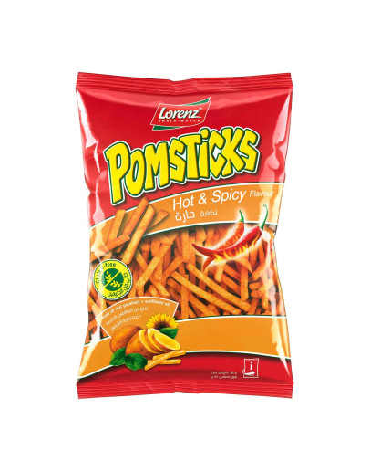 LORENZ POMSTICKS HOT & SPICY (85GMS)