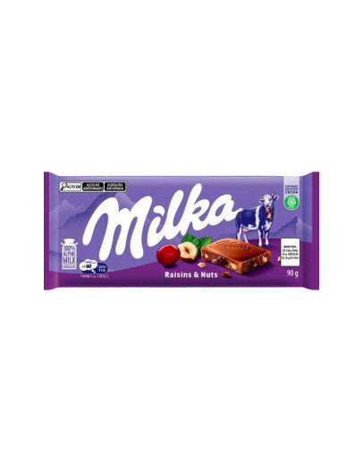 MILKA RAISINS & NUTS (90GMS)