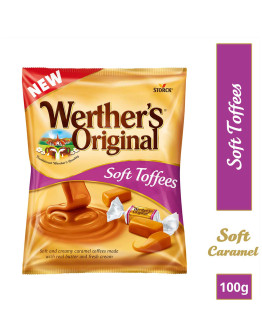 STORCK WERTHERS CHOCOLATE TOFFEE BAGS (100GMS)