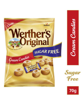 STORCK WERTHERS  CLASSIC SUGAR FREE BAGS  (70GMS)