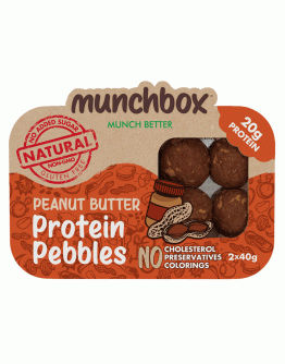 MUNCHBOX PROTEIN PEBBLES P/NUT BUTTER (80GMS)