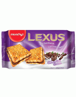 MUNCHYS LEXUS CHOCOLATE SANDWICH (225GMS)
