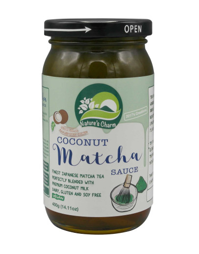 NATURE'S CHARM COCONUT MATCHA SAUCE (400GMS)