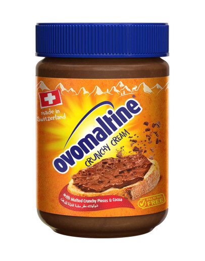 OVOMALTINE CRUNCHY CREAM JARS (380GMS)
