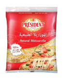 PRESIDENT SHREDDED MOZZARELLA BAGS (450GMS)