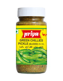 PRIYA GREEN CHILLI (SLICED) WITH GARLIC (300GMS)