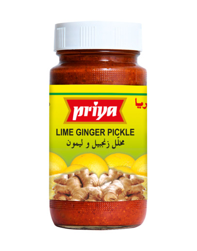 PRIYA LIME GINGER WITH GARLIC (300GMS)