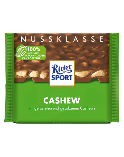 RITTER SPORT CASHEW (100GMS)