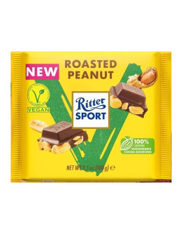 RITTER SPORT VEGAN ROASTED PEANUT (100GMS) 