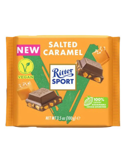 RITTER SPORT VEGAN SALTED CARAMEL (100GMS) 