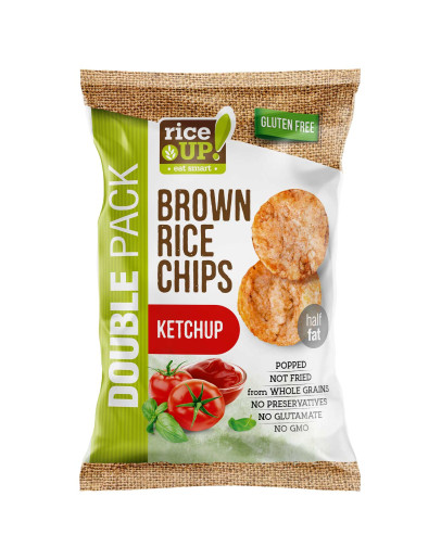 RICE UP RICE CHIPS KETCHUP (120GMS)